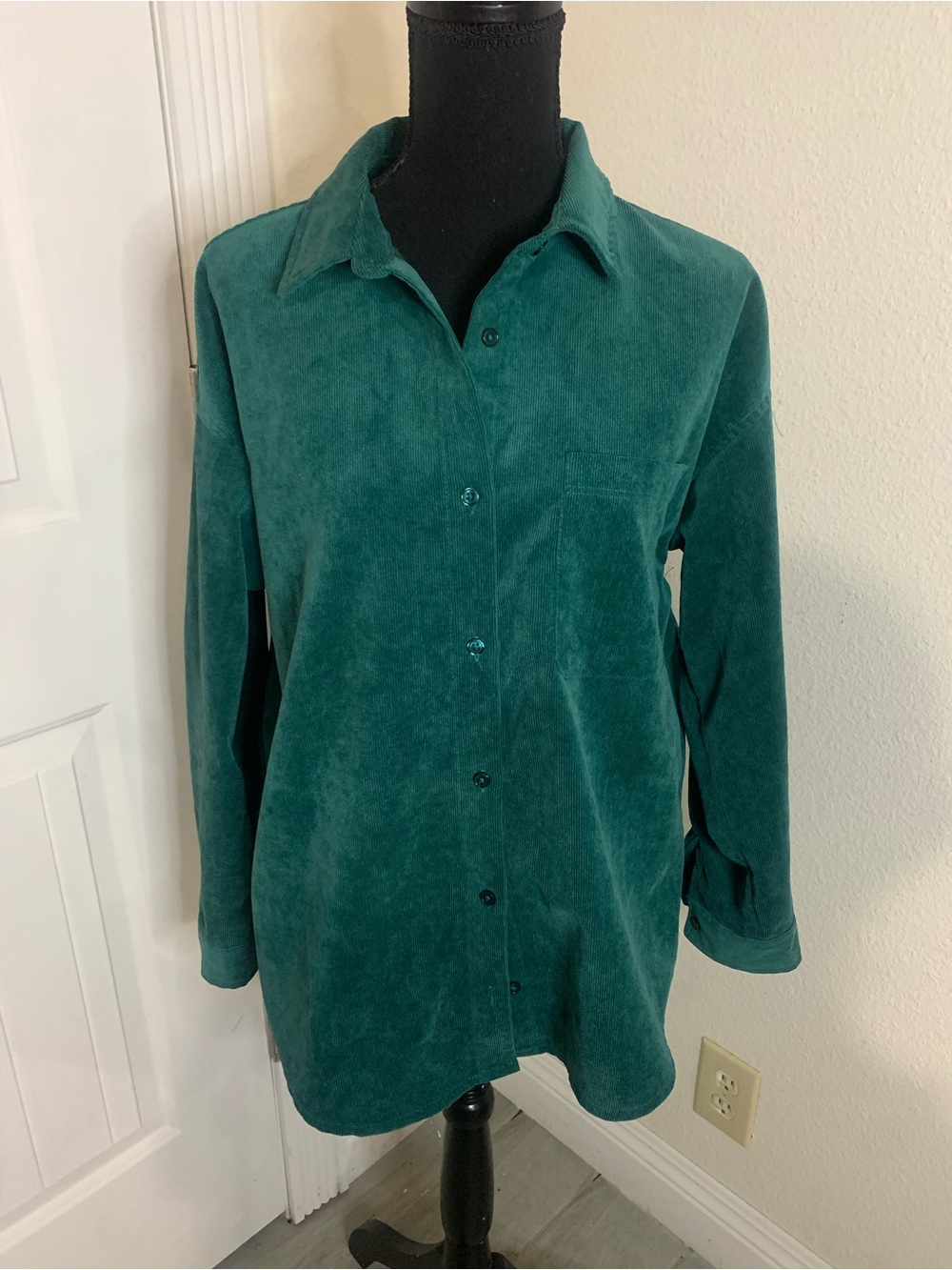 Ultra Flirt green Ribbed Top